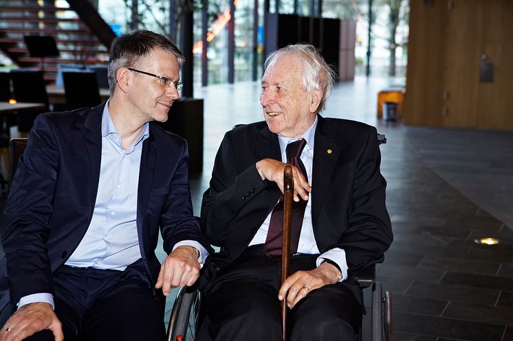 Durs Grünbein och Tomas Tranströmer