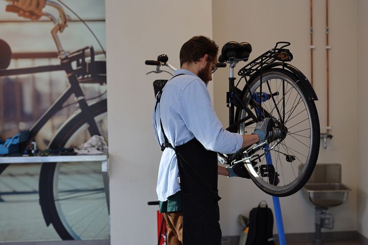 Cykelservice i Kallebäcks Terrasser