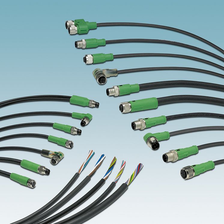 Ready-to-assemble sensor/actuator cables in PVC construction