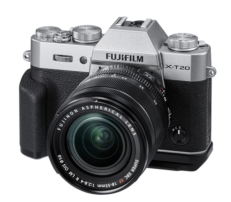 X-T20 Silver with Metal Hand Grip