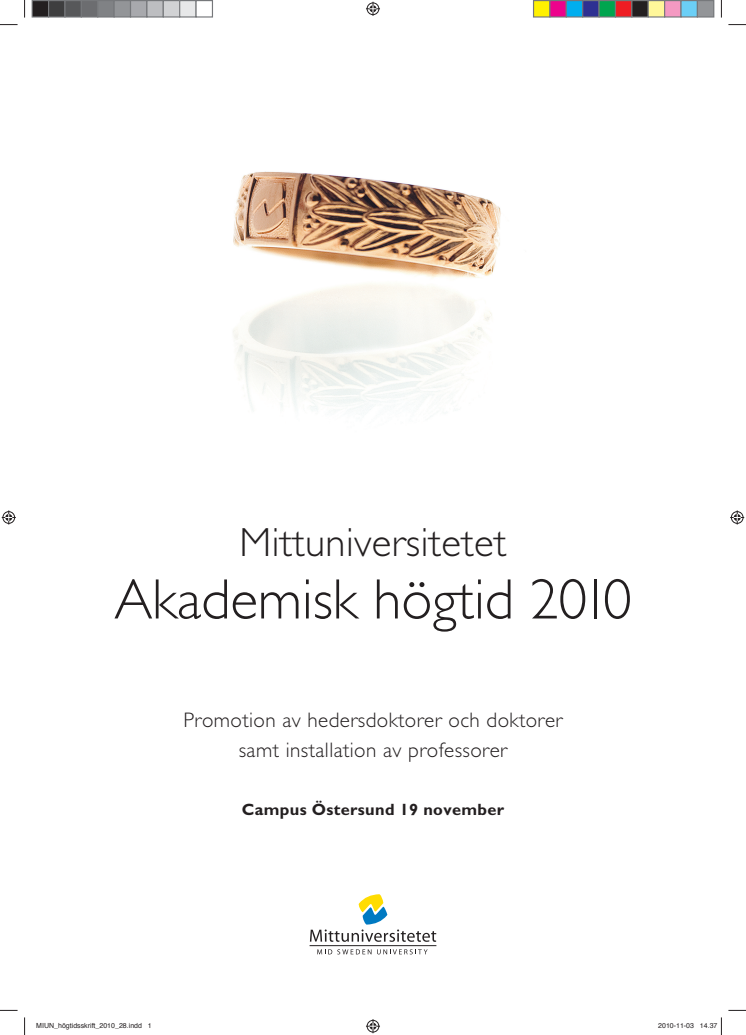 Mittuniversitetets akademiska högtid 2010