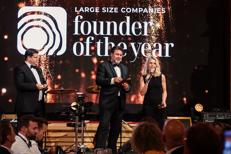 Gold Winner Founder of the Year Large Size Companies, Pernilla Ramslöw, co-founder NOX and co-owner Nikita 19