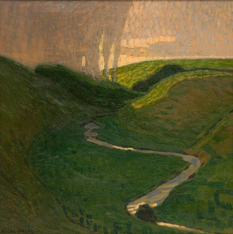 Ellen Trotzig, En regnskur, 1910–1911