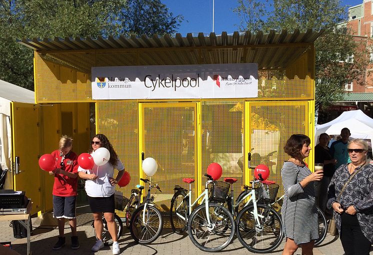 Cykelpoolen, Poseidons torg, Haninge