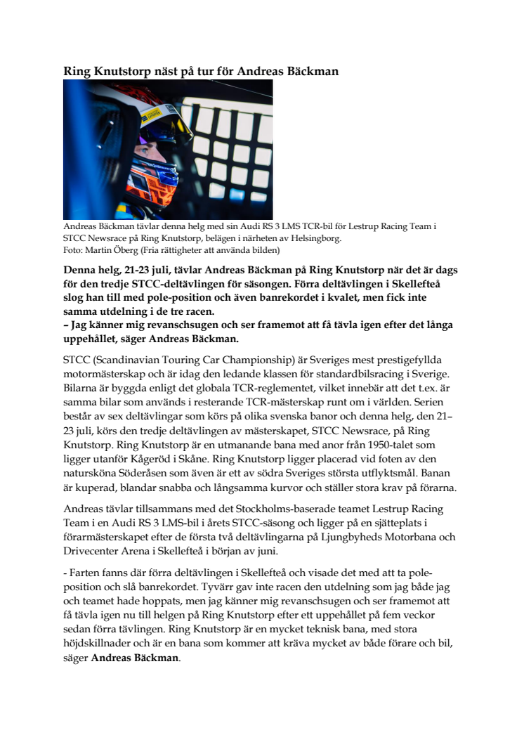 220720 SWE Pressrelease, STCC Knutstorp.pdf