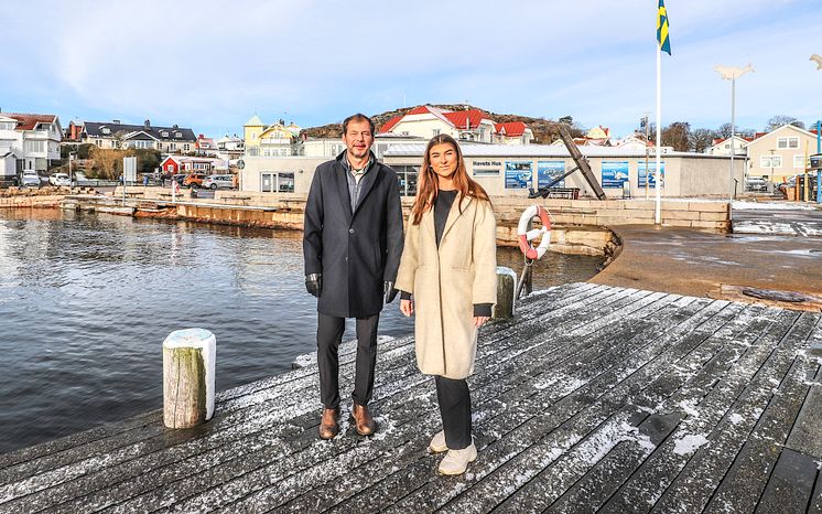 Patrik och Tilda på Restaurang Verandan på Havets Hus