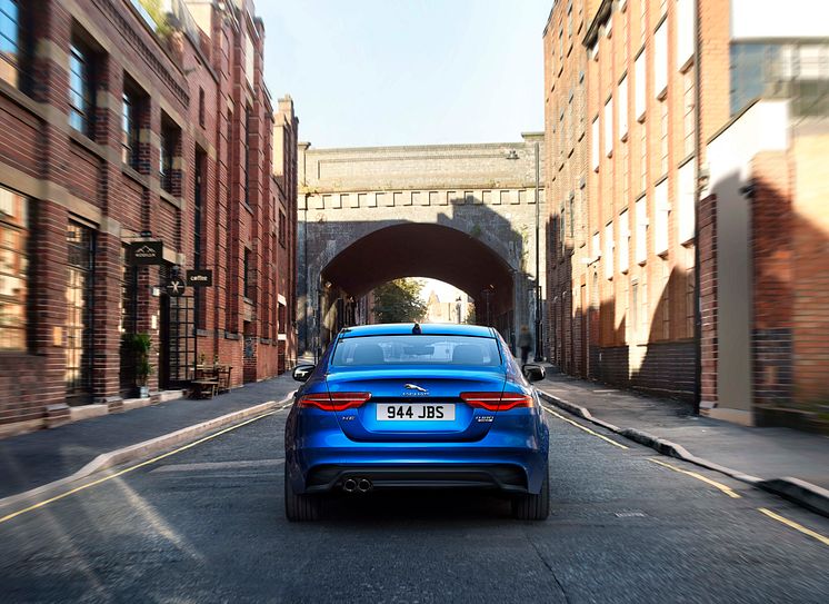 Jaguar XE Exterior behind