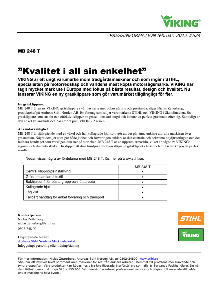 ”Kvalitet i all sin enkelhet”