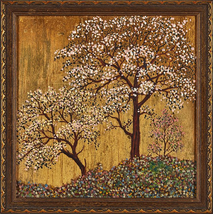 "Blommande träd", Oskar Bergman