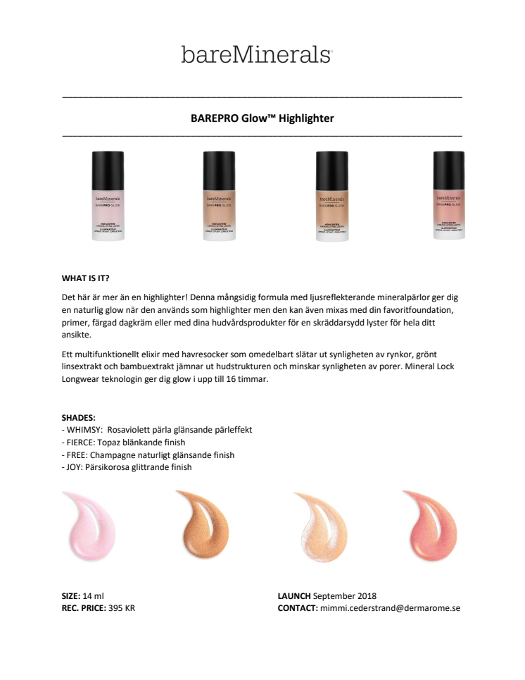 bareMinerals BAREPRO Glow™ Highlighter 