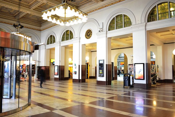 Entréhallen på Stockholms Centralstation