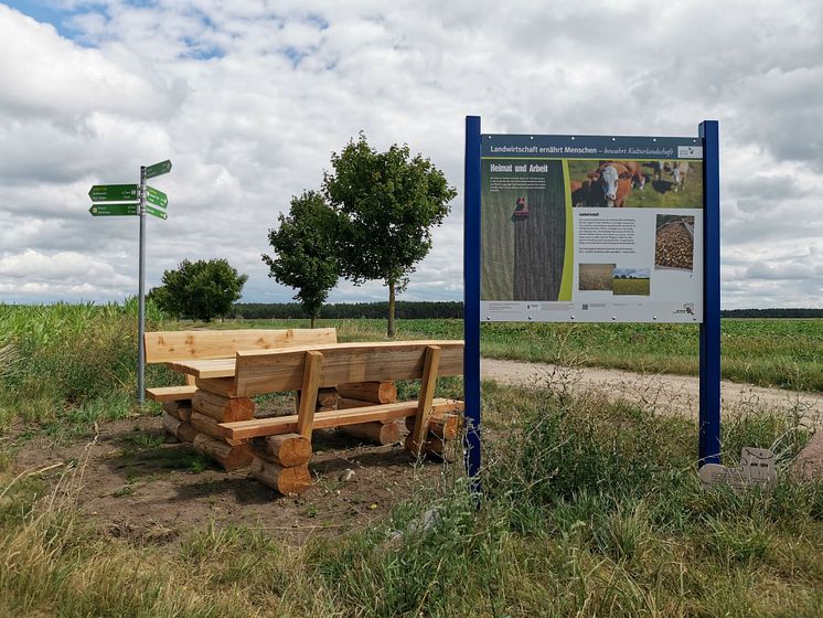 Naturpark Dübener Heide - Rastplatz am Gustav-Kögel-Weg