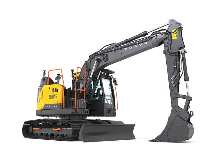 Volvo ECR145 bandgrävare - höger fram