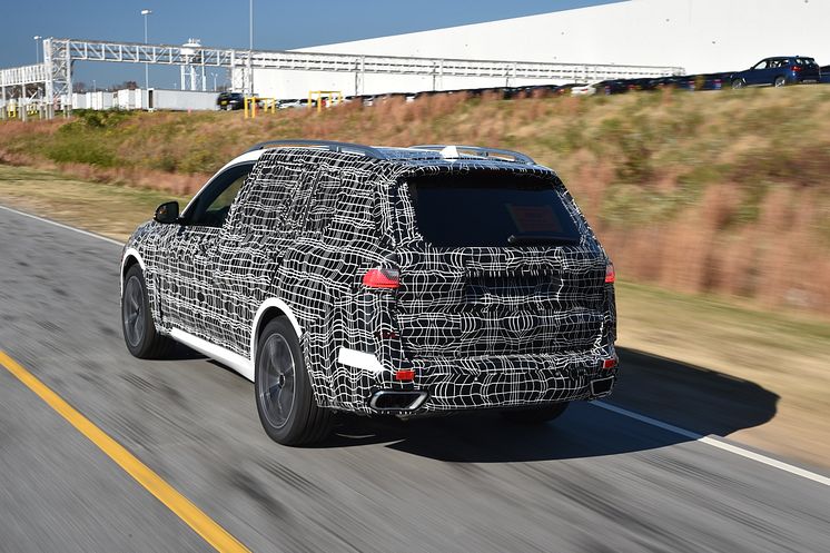 Preprodusert versjon av BMW X7