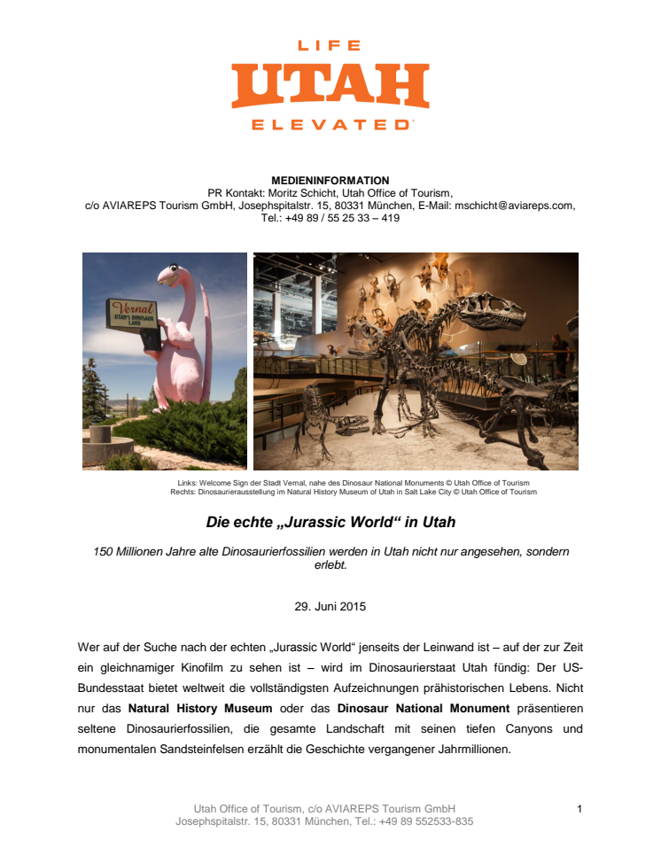 Die echte „Jurassic World“ in Utah 