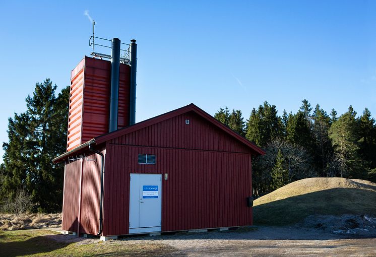 Solör Bionenergis fjärrvärmeanläggning i Gåvsta, Uppsala kommun