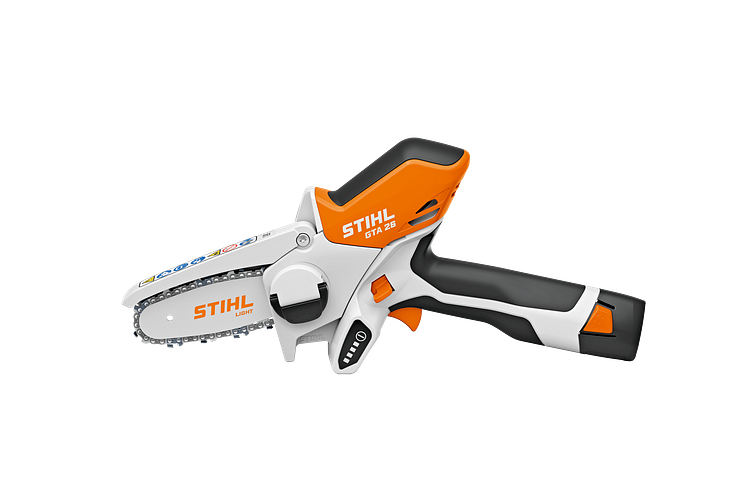 Uusi STIHL GTA 26 akkusaha on ensimmäinen uuden AS-akkuperheen tuote.