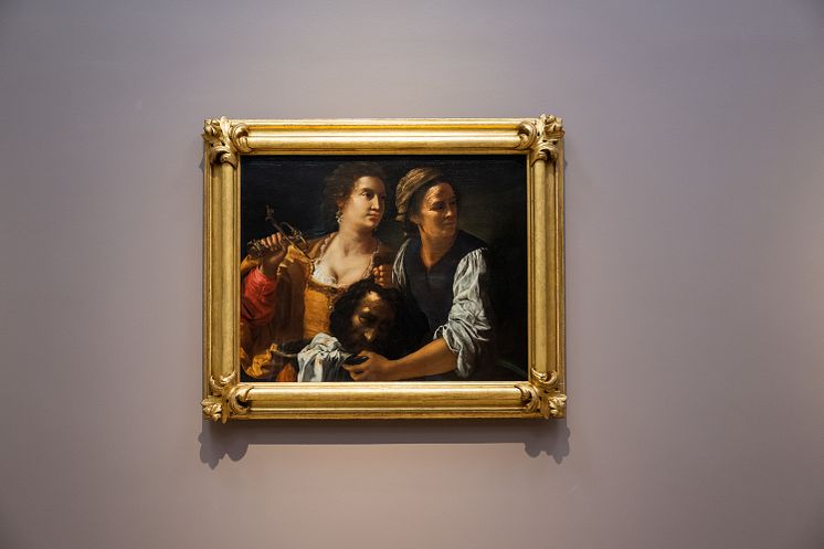 Artemisia Gentileschi, "Judith and her Maidservant with the Head of Holofernes", 1639 or 1640
