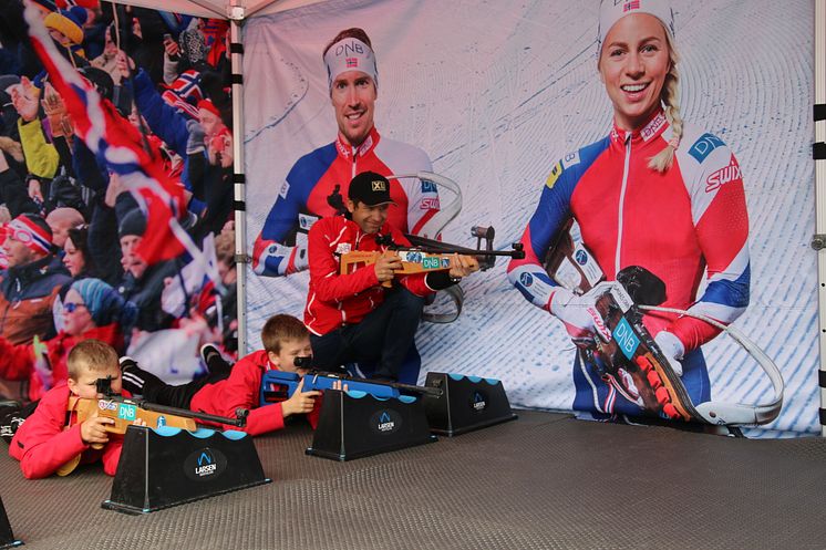 Ole Einar Bjørndalen og Voss skiskyttarlag