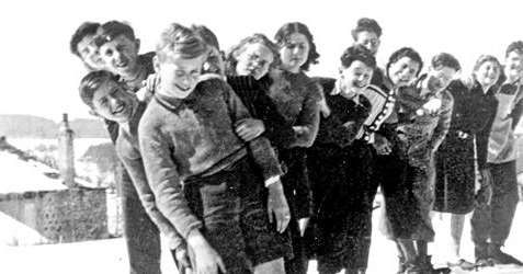Jewish children being protected by the Le Chambon villlagers during WW2