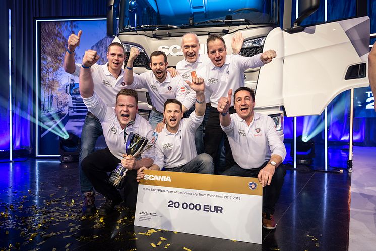 Scania Top Team Low Rider gewinnt dritten Platz