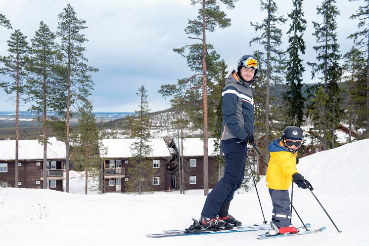 Stöten i Sälen - Pappa och barn