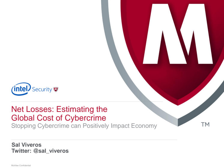 Presentatie: Net Losses: Estimating the Global Cost of Cybercrime