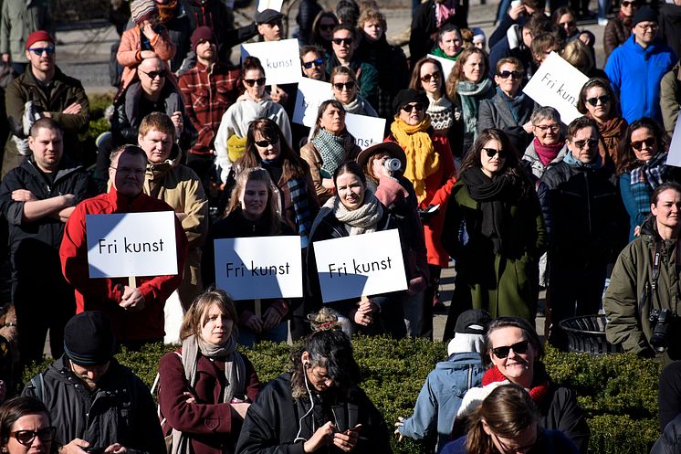 Forsvar kunstnerisk ytringsfrihet – solidaritet med kunstnerne