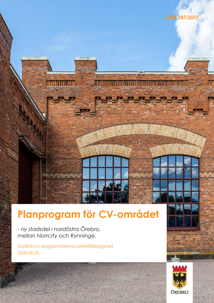 Planprogram för CV-området