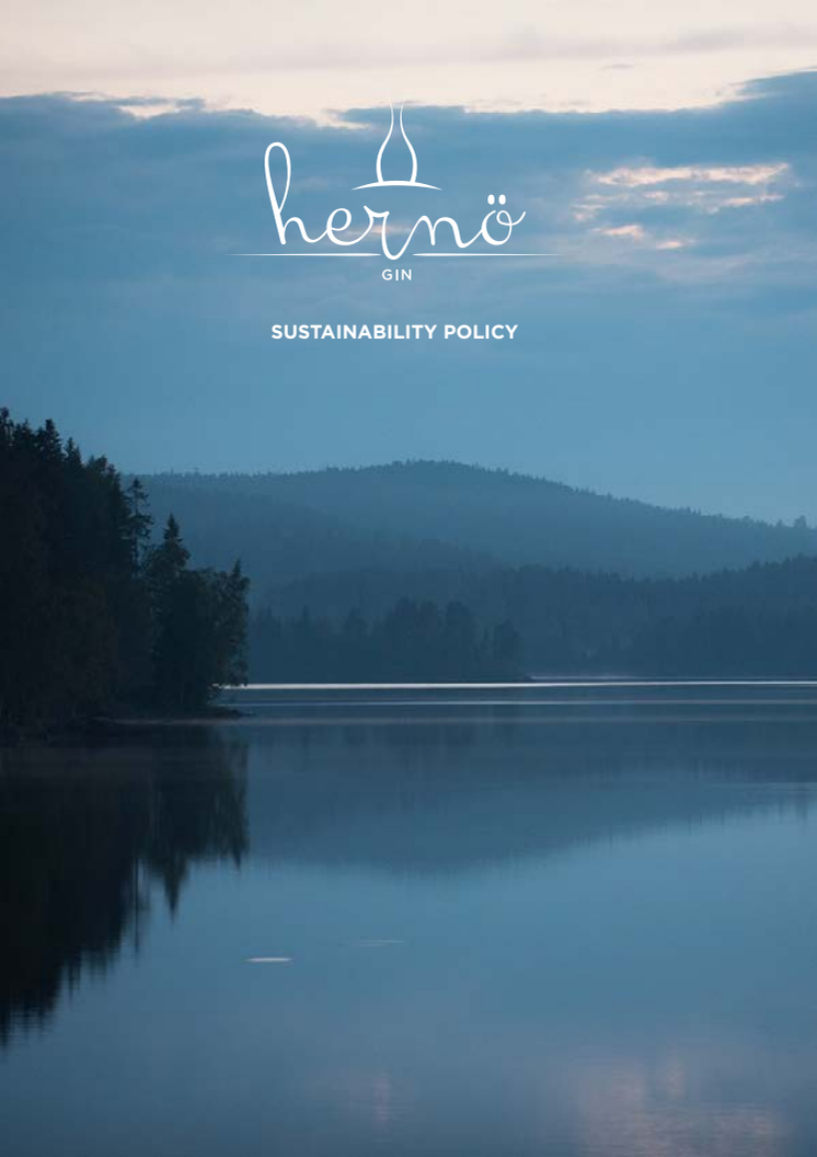 Hernö Gin Corporate Social Responsibility Policy