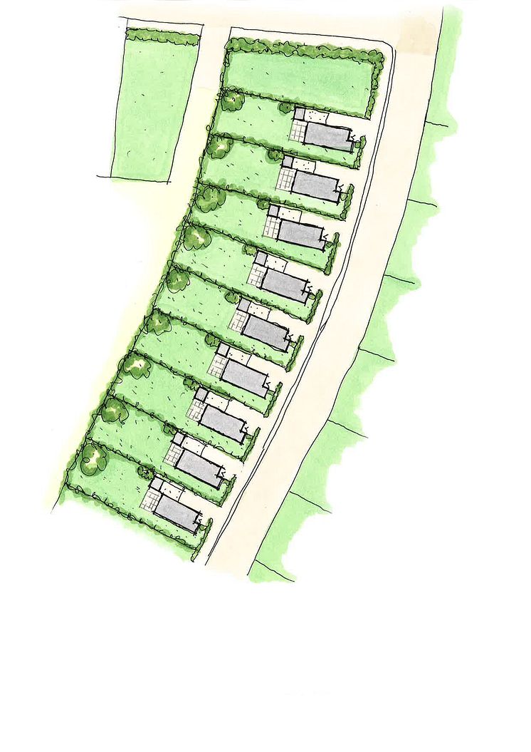 Östra Bärstad Etapp 2 - situationsplan