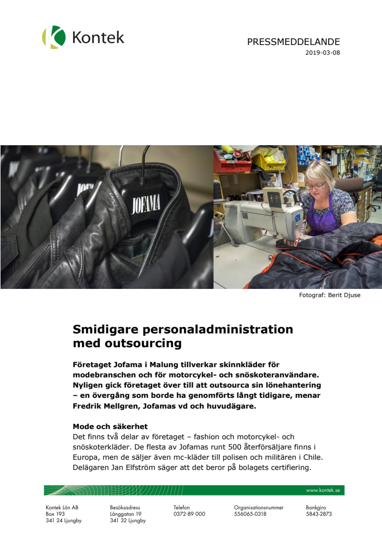 Smidigare personaladministration med outsourcing 