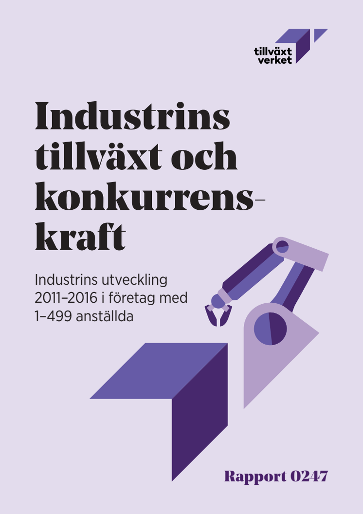 Rapport - Industrins tillväxt och konkurrenskraft