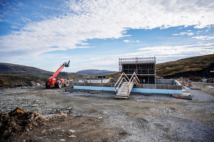 Geitfjellet vindpark okt 2018 servicebygg