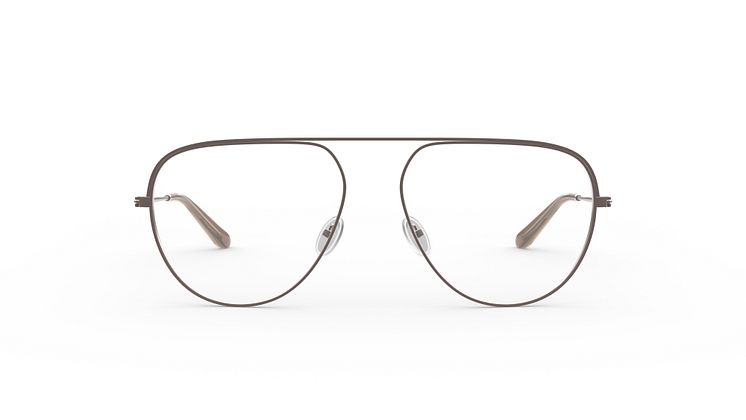 Ai Eyewear: Vintage Pilot, Brown, Clear