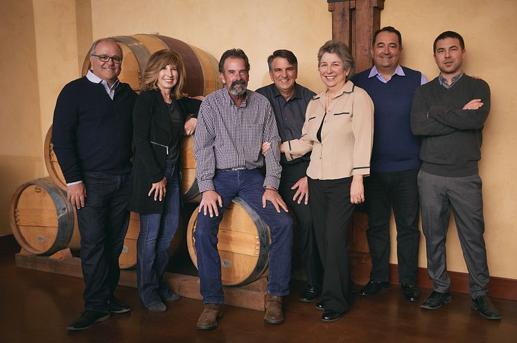 Indelicato Family pictures in Barrel Room.jpg