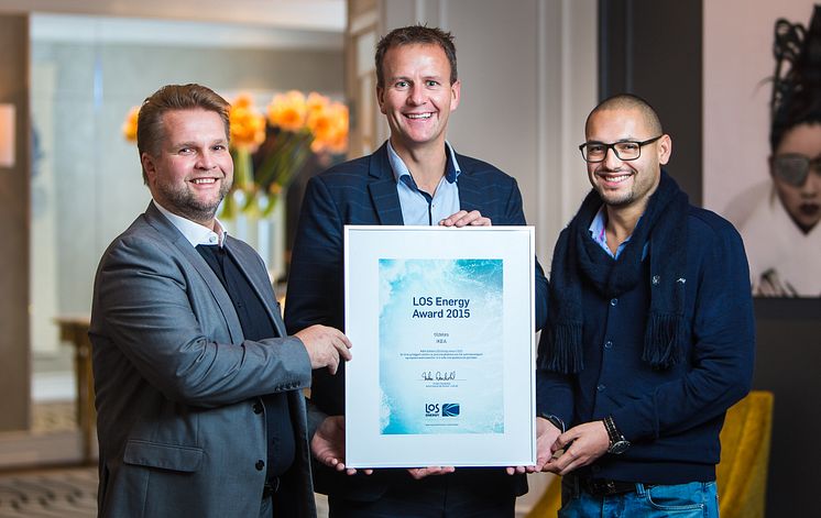 IKEA vant i dag LOS Energy Award for sitt arbeid med energisparing hvor de har gjennomført prosjekter som har spart dem for store energiutgifter.