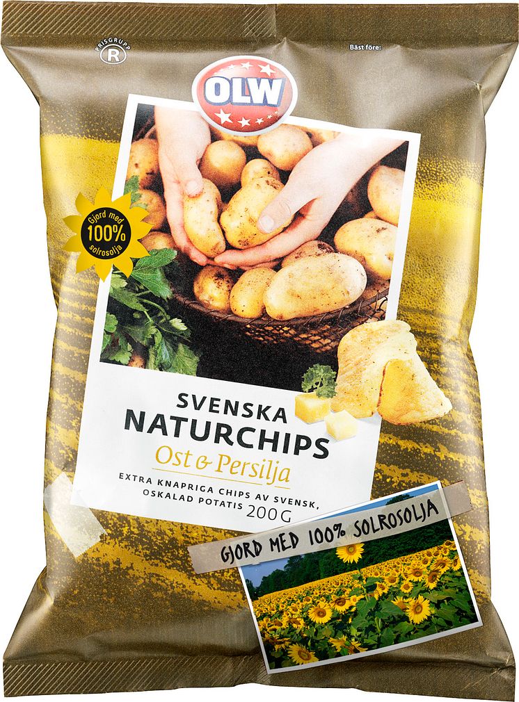 Svenska Naturchips, Ost & Persilja