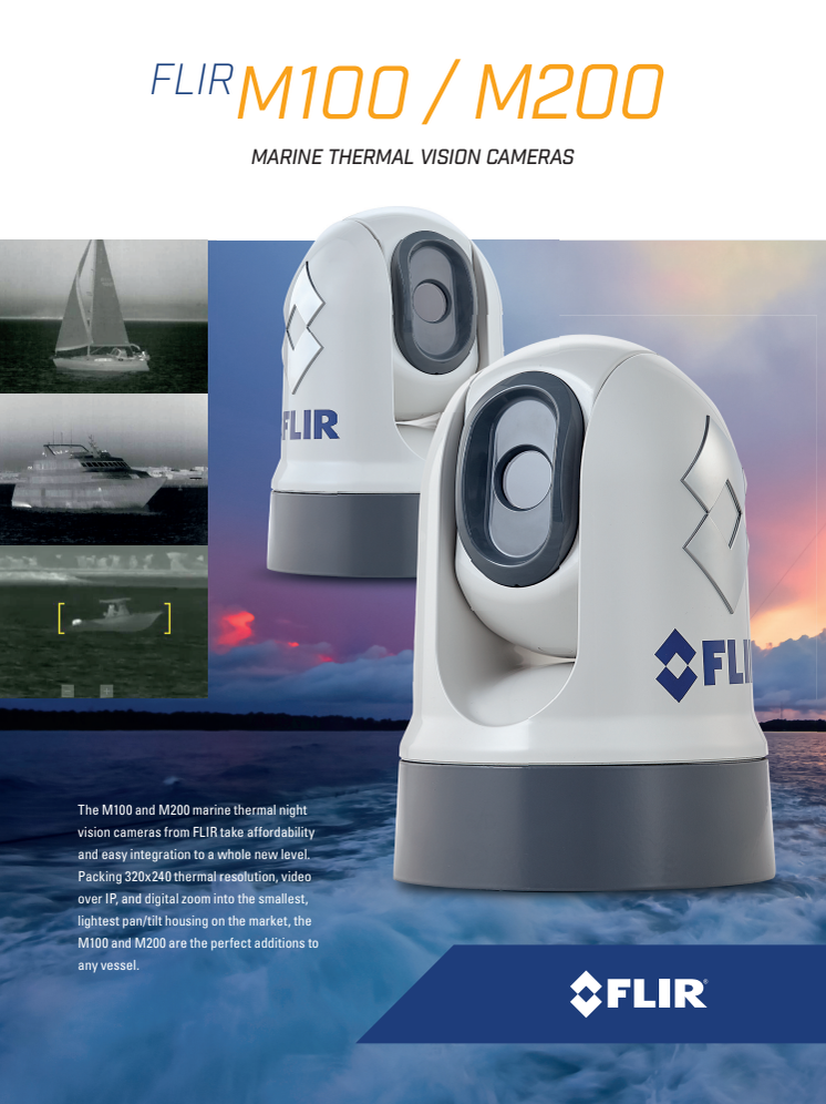 FLIR M100/200 Marine Thermal Vision Cameras