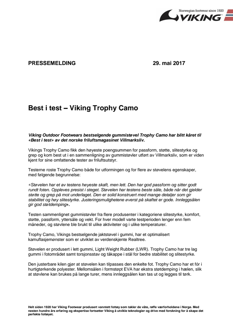 Best i test - Viking Trophy Camo