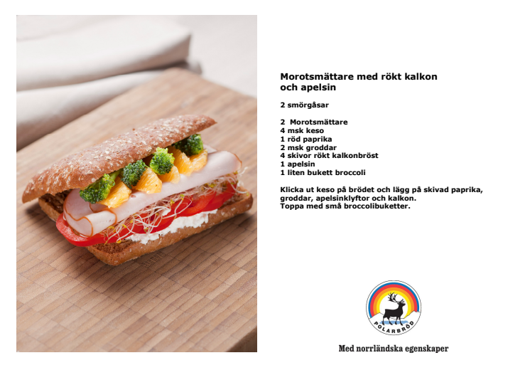 Recept: Morotsmättare med rökt kalkon & apelsin