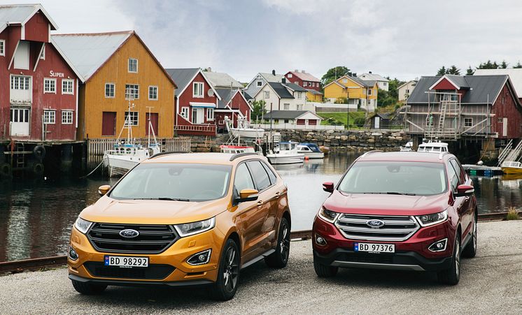 Ford-lansering av nye Edge og Ranger i Molde