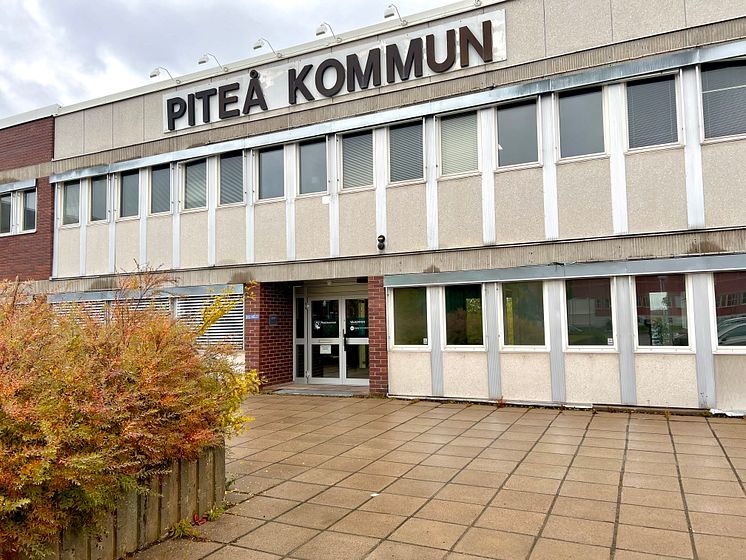 Stadshuset Piteå - ny huvudingång