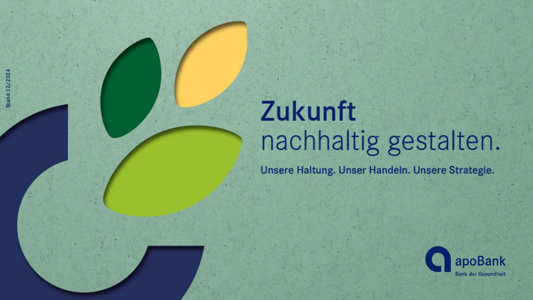 Booklet: Nachhaltigkeitsstrategie der apoBank bis 2030