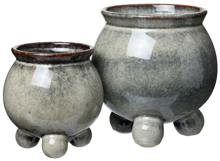 NYHET! Pot Eira 17x17x18 cm Grey Stoneware 12,90 EUR Pot Eira 13x13x13,5 cm Grey Stoneware 7,99 EUR.jpg