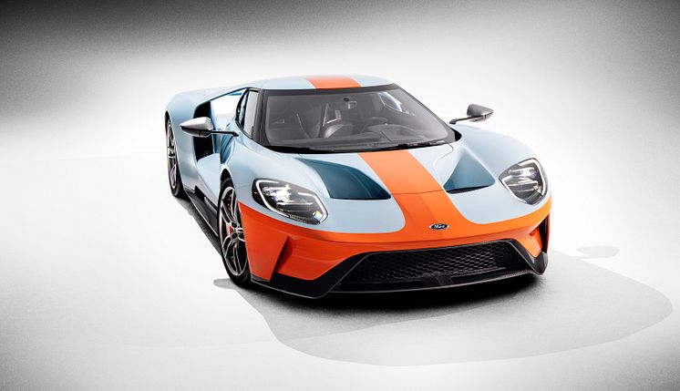 Ny Ford GT Gulf Oil lakering