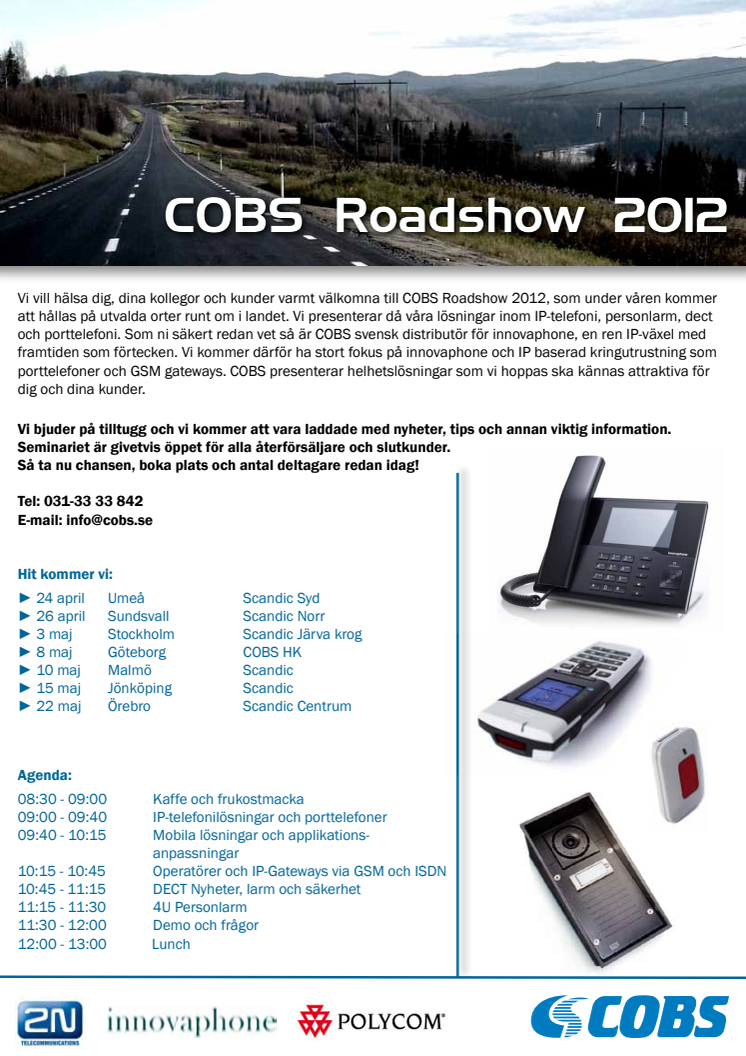 COBS Roadshow 2012