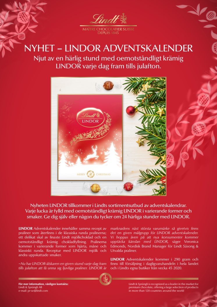 LINDOR Adventskalender