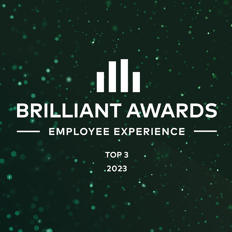 Brilliant Awards Employee Experience Top 3 2023_green