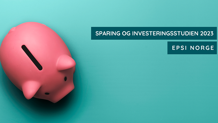 Sparing og Investering bilde 2023